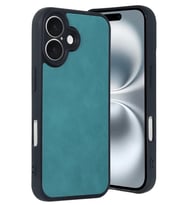 Newface Apple iPhone 16 Kılıf Aras Deri Kapak - Açık Yeşil