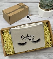 BK Gift Kişiye Özel İsimli Keten Makyaj Çantası-4, Anneler Günü Hediyesi, Doğum Günü Hediyesi, Sevgiliye Hediye