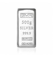 AgaKulche 500 Gram 999.9 Ayar GMR Külçe Gümüş