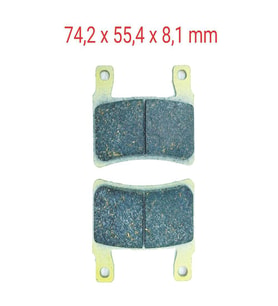 KAWASAKİ UYUMLU ÖN FREN DİSK BALATASI FA265 FA296 HONDA CBR 600 RR(2003-2004)-CB 1100-1300-CBR 600 F ZX-6R