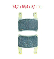 KAWASAKİ UYUMLU ÖN FREN DİSK BALATASI FA265 FA296 HONDA CBR 600 RR(2003-2004)-CB 1100-1300-CBR 600 F ZX-6R
