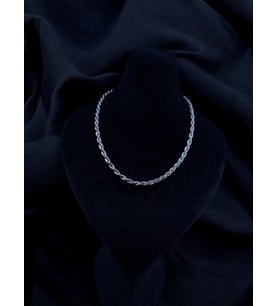 NobbyShop 925 AYAR GÜMÜŞ HALAT ZİNCİR KOLYE, HALAT ZİNCİR KOLYE, GÜMÜŞ KOLYE