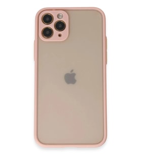 Durukar® iPhone 11 Pro Kılıf Montreal Silikon Kapak - Pembe