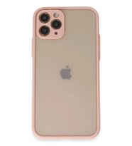 Durukar® iPhone 11 Pro Kılıf Montreal Silikon Kapak - Pembe