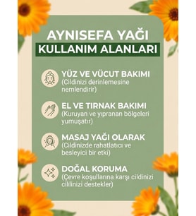 12 Adet - Aynısefa Yağı-20 ml (Calendula Oil)