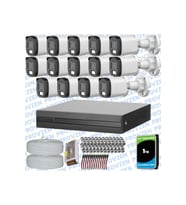 Provzen Dahua 16 Kameralı Full HD Fullcolor Mikrofonlu Güvenlik Kamerası