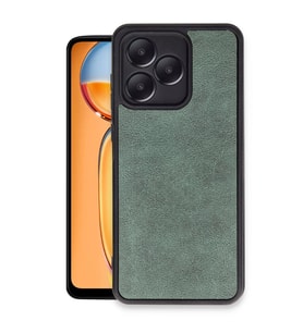 Realme Note 50 4g Kılıf Aras Deri Kapak - Koyu Yeşil