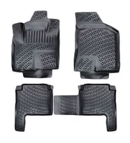Hyundai Santafe 7 koltuk 3D havuzlu paspas 2006-2012 arası Rizline (Siyah)