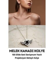100 Dilde Seni Seviyorum Yazılı Kolye