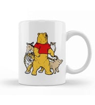 Bear And Friends Winnie The Pooh Kupa Bardak Porselen