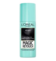L'Oreal Paris Magic Retouch 1 Beyaz Kapatıcı Saç Spreyi - Siyah