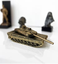 Dekoratif Tank Biblosu Hediyelik ve Koleksiyonluk Askeri Araç Modeli