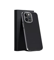 Joko  İphone 15 Pro Kılıf Aramid 600d Kevlar Karbon Fiber Magsafe Kapak - Gri