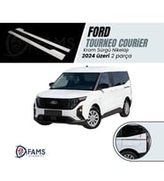FORD TOURNEO COURIER 2024 Üzeri Sürgü Nikelajı 2 Parça Paslanmaz Çelik