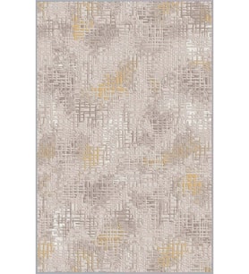 Eliana Home Baskılı, Yıkanabilir Kaymaz Taban Salon Halısı LNA0536 100x150 cm (Bej)