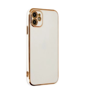 Apple iPhone 12 Kılıf Volet Silikon - Beyaz