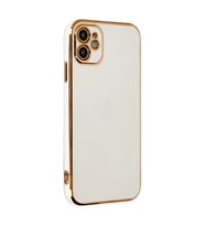 Apple iPhone 12 Kılıf Volet Silikon - Beyaz