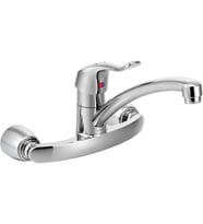 Moen 8713 Commercial M-Dura Wall Mount Kitchen Faucet 1.5 Gpm, Chrome