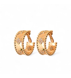 VNCLF Model Kalın Halka Çelik Küpe (Gold)