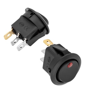 3 PİNLİ ON-OFF 12V OLT DC 20 AMPER IŞIKLI ANAHTAR (IC-132A)
