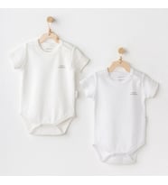 Andywawa Ac25211 Short Sleeve 2'li Basic Body Ekru