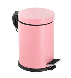 5 Lt Pedallı Çöp Kovası Pembe ( 1 Adet )