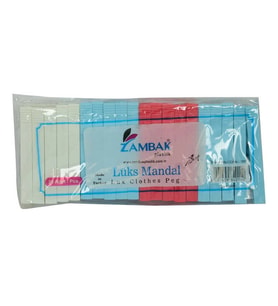 Plastik Lüks Çamaşır Mandalı Karışık Renk Kod-103