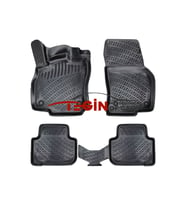 Audi Q3 2020 3D Havuzlu Paspas Siyah (Karışık)