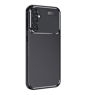 Galaxy S24 Fe Kılıf Auto Fus Karbon Kapak - Siyah