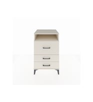 Kronos Komodin Tek Raflı 3 Çekmeceli 60x59x96 Aytaşı-Aytaşı
