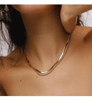 İTALYAN EZME BURGU İKİLİ SET ZİNCİR KOLYE KADIN GOLD ÇELİK ÜZERİ ALTIN KAPLAMA GARANTİ BELGELİ