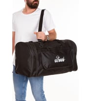 Unisex Siyah 4 Bölmeli Valiz Çanta Seyahat Çantası Büyük Boy Spor El Ve Omuz Çantası