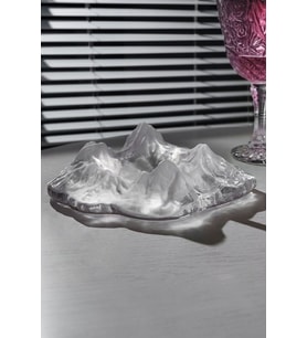 Kristal Cam Dağ Mountain 3D Buz Görünümlü Kül Tablası