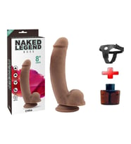 OdinsShop 20,5 cm Belden Bağlamalı Gerçekçi Melez Dildo Penis