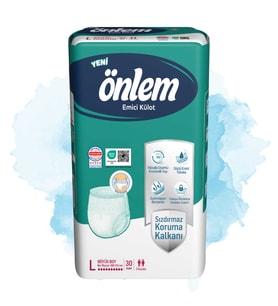 Emici Külot - L - 120 Adet, 4 Paket