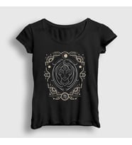 Presmono Kadın Siyah Virgo Zodiac Hediye Başak Burcu T-Shirt 530279tt