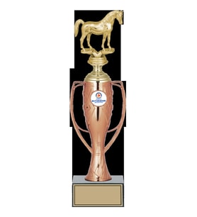 ODAK KUPA - Figürlü Kupalar - At Figürlü Kupalar FG-025 C - 34 cm