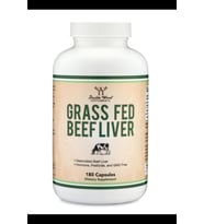 Double Wood Grass Fed Beef Liver 1000mg 180 Capsul. Usa Version 3938 (Renksiz)