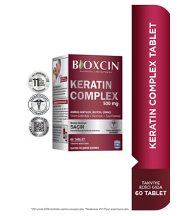 Bioxcin Forte Keratin Complex 60 Tablet (Siyah-Gri)