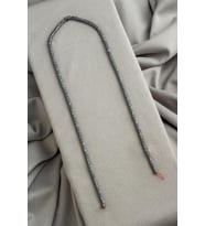 Hematit Doğal Taş Mat Gri Altıgen Kesim 3x3mm Dizi [AA]