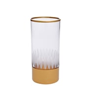 Decorium Su Bardağı Çizik Kesme Gold GD10