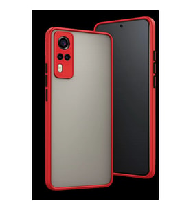 Vivo Y53s Kılıf Montreal Silikon Kapak - Kırmızı