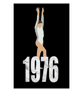 Nadia Comaneci Tablo Ahşap Poster Dekoratif