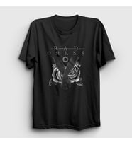 Presmono Unisex Siyah Finding God Rock Müzik Bad Omens T-Shirt 489990tt