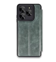 General Mobile Era 50 Kılıf Flip Cover - Koyu Yeşil
