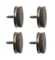 Metal Vidalı Lüks Keçe 28 Mm.-8 Adet