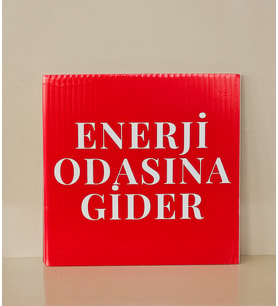 ENERJİ ODASI YÖNLENDİRME LEVHASI POLİKARBON