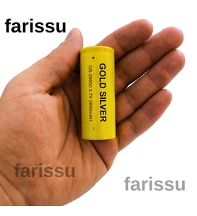 GOLD SILVER GS-26650 3.7V 2800mAh Şarjlı Pil