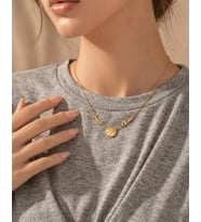 Kişiye Özel 925 Ayar Gümüş İstediğin Top Model Çift İsim Kolye (Gold)