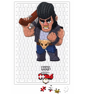 Brawl Stars Bull Puzzle 240 Parça Yapboz
